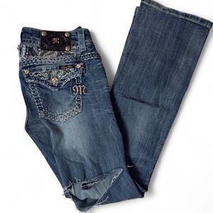 Miss-me Women's Blue and Navy Jeans